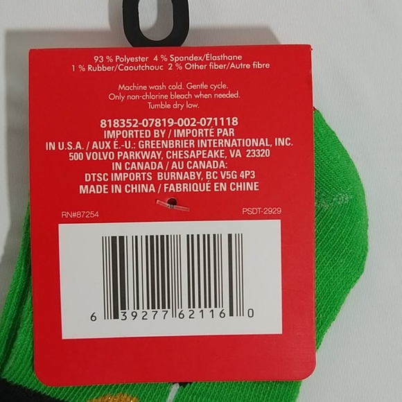 Girls Christmas Theme Holiday Ankle Socks Size 7-2 - Picture 7 of 8